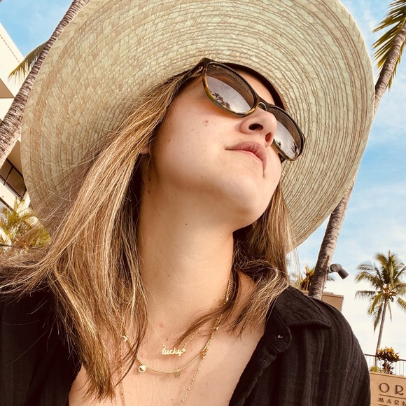 Palm Leaf Wide Brim Hat main image 5